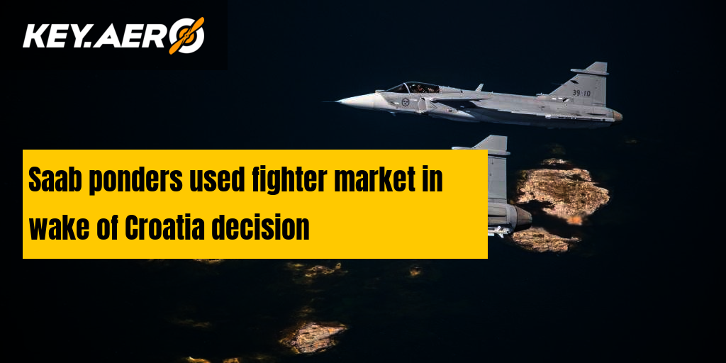 Saab ponders used fighter market